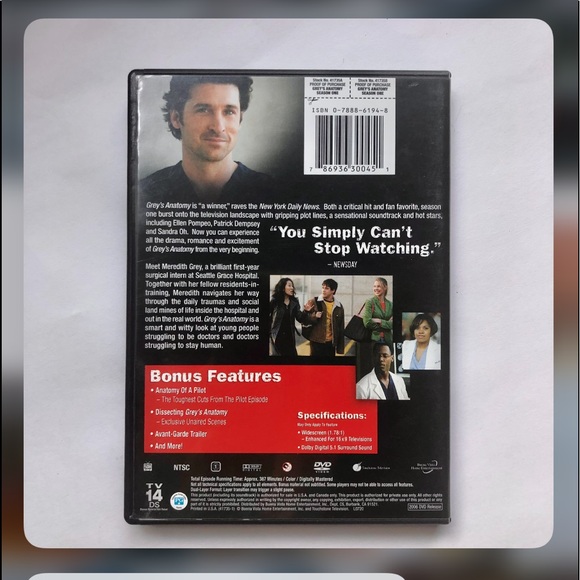 Grey’s Anatomy, Season One DVD - Picture 2 of 9